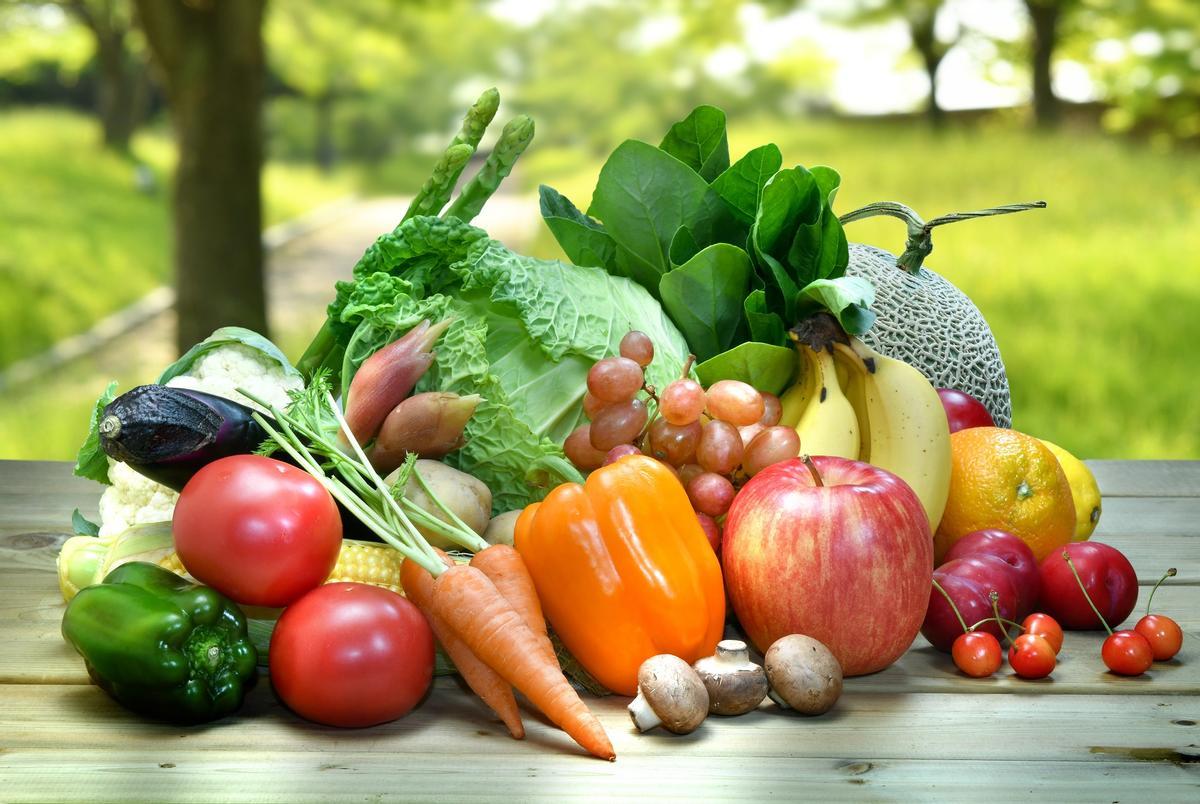 L'étude a couvert un grand nombre de fruits et légumes