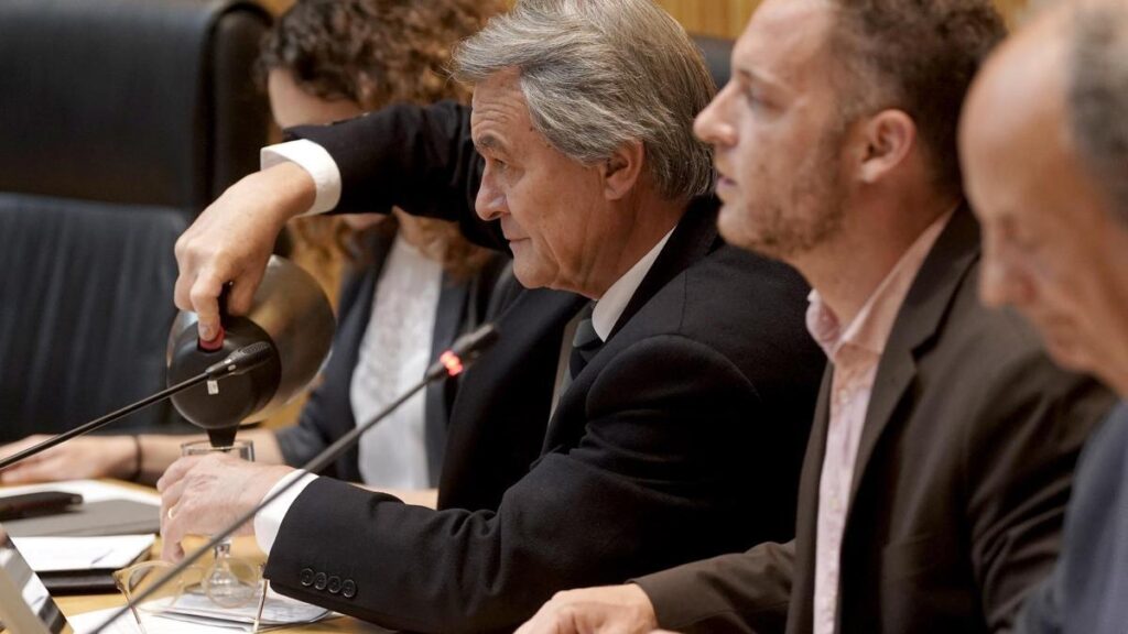 Artur Mas durante su comparecencia en la comisión de la "Operación Catalunya" en el Congreso de los Diputados.