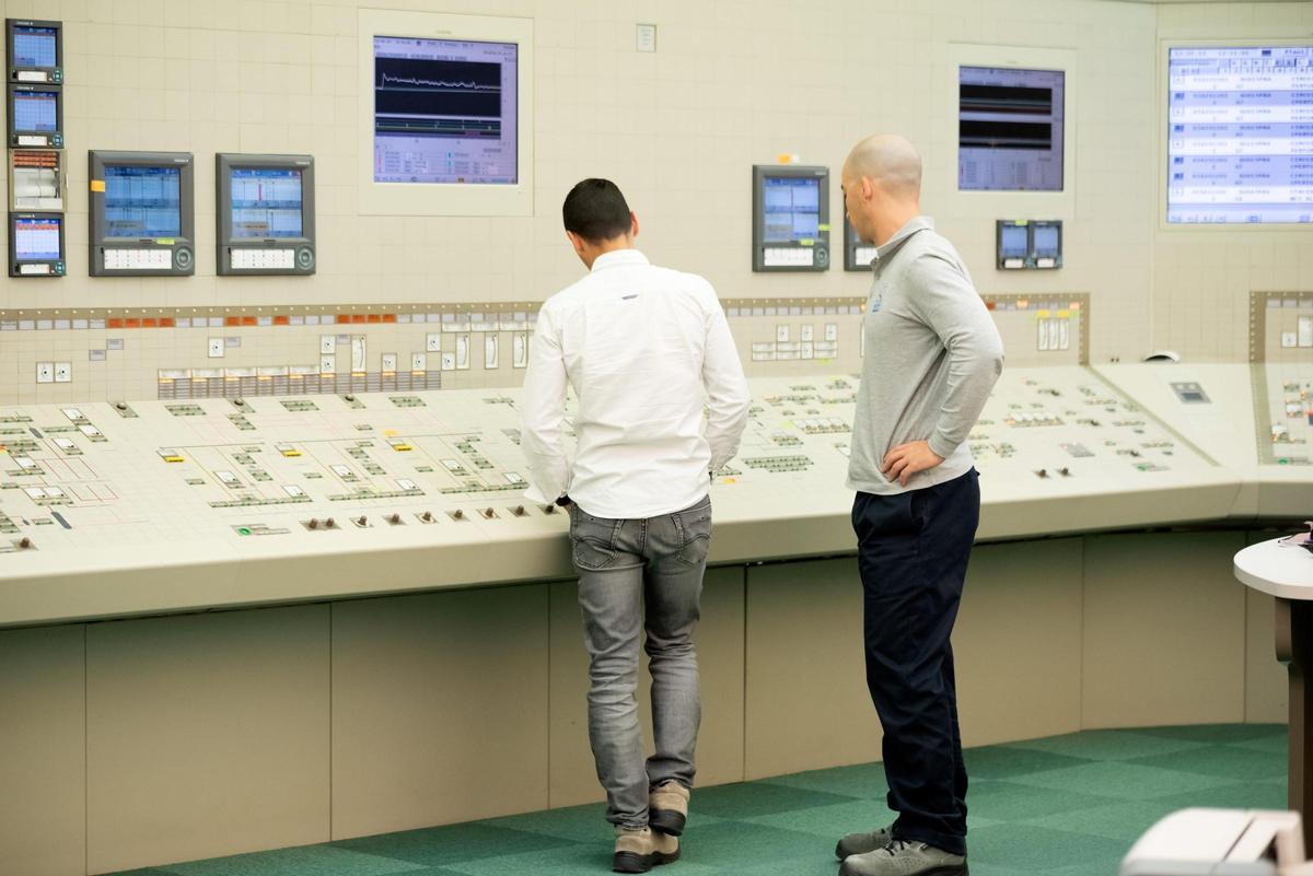 Salle de contrôle de la centrale nucléaire de Trillo