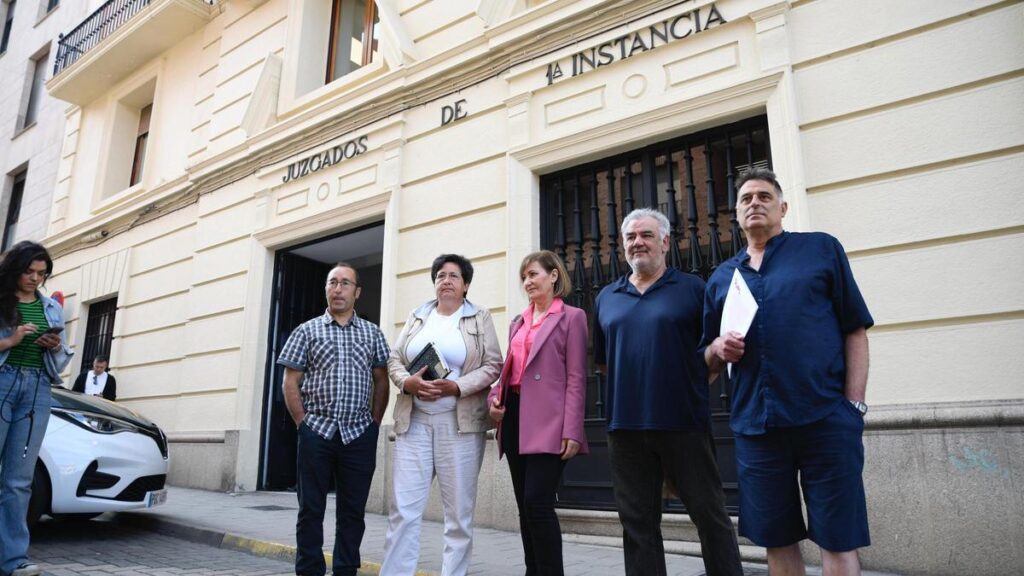 Presentación de la denuncia en los Juzgados de Zamora.
