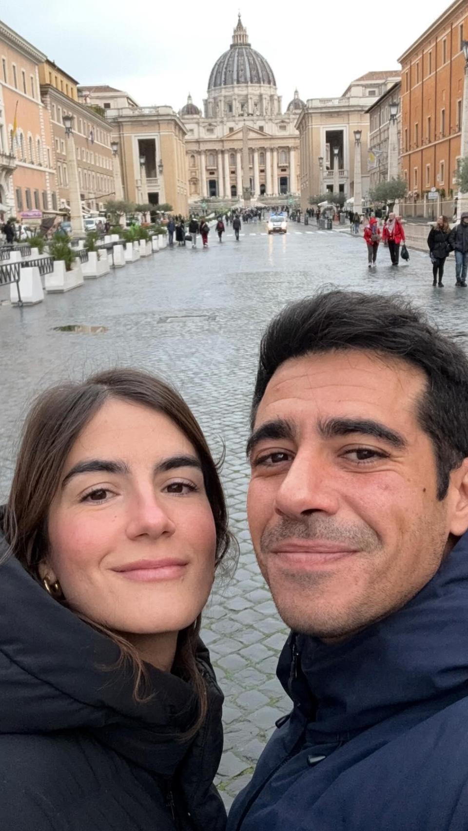 Le couple, lors de leur escapade romantique à Rome.