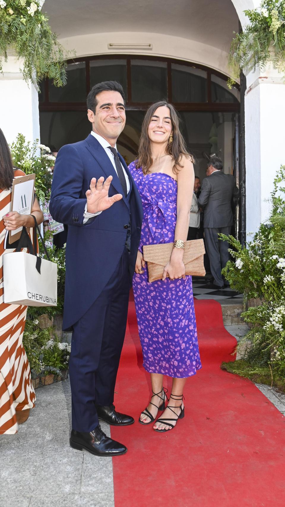 Alberto et Blanca, lors d'un récent mariage.
