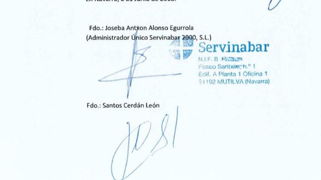 Imagen del contrato de Servinabar