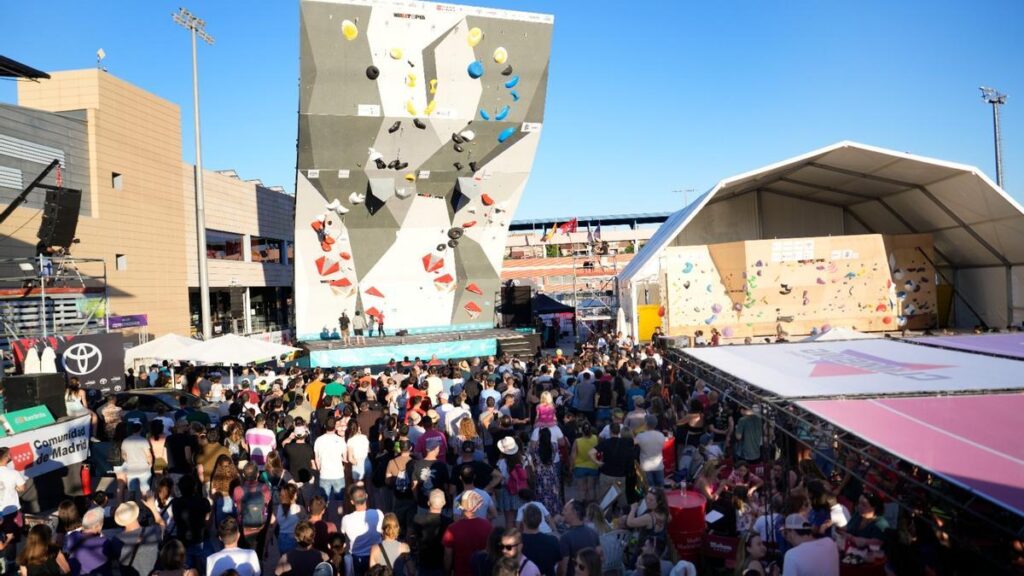 Celebración del macroevento Climbing Madrid 2024 que tuvo lugar durante el mes de junio en el municipio de Arroyomolinos.