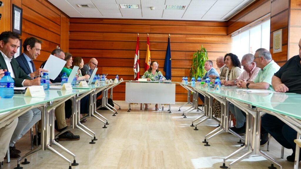 Un momento de la reunión del Consejo Agrario de Castilla y León.