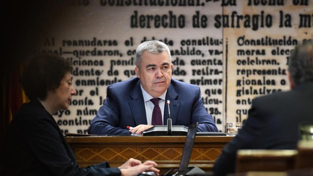 Santos Cerdán comparece en la comisión en el Senado sobre el 'caso Koldo'