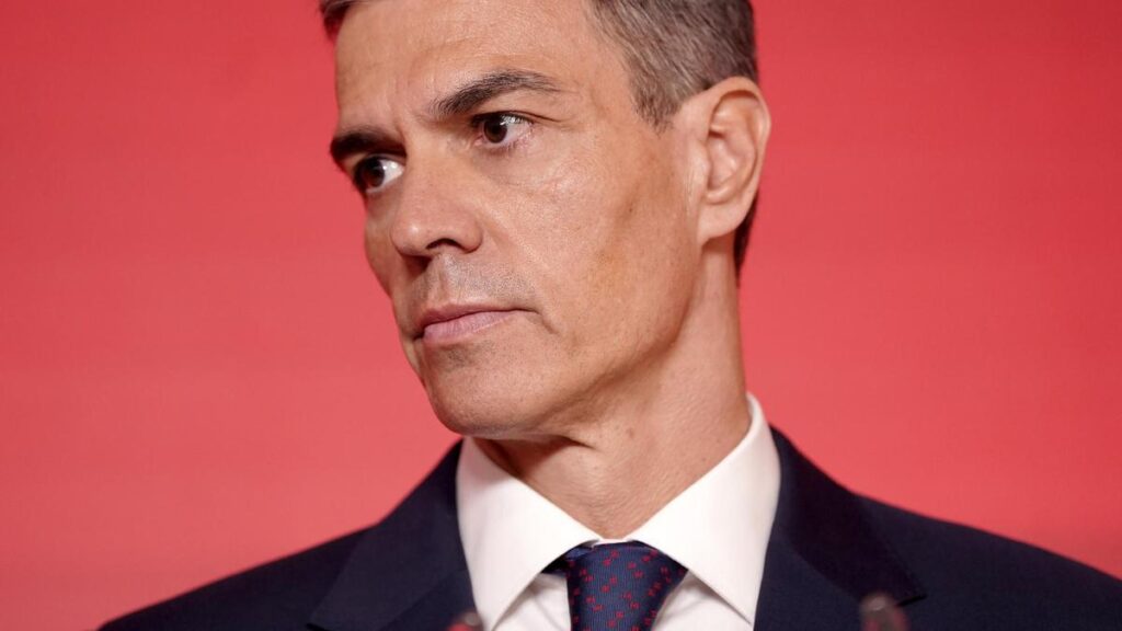 Pedro Sánchez, el pasado jueves en la sede del PSOE.