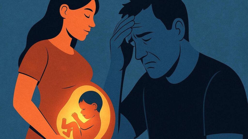 El estado mental del padre afecta al hijo o hija desde mucho antes del nacimiento y hasta su adolescencia.