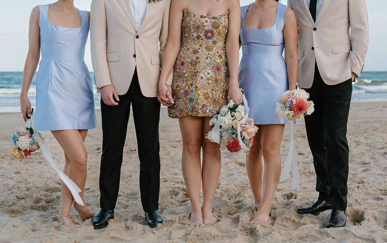 Mariage de la plage de Nye avec Rachel Gilbert Mini Robe