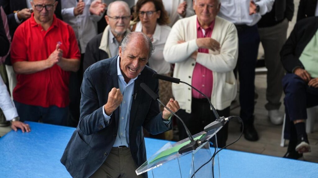 Camps, durante el acto del sábado.