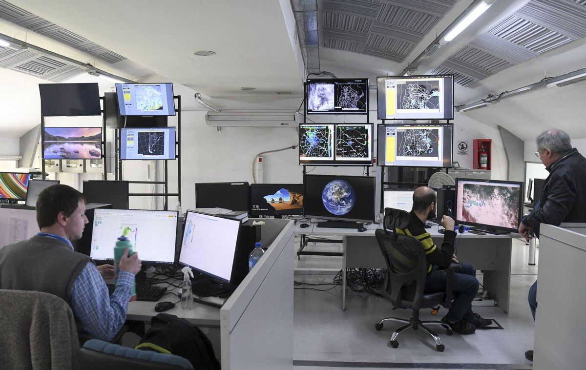 Bureau météorologique en Argentine