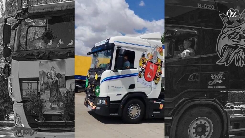 Los camioneros de Zamora honran a San Cristóbal