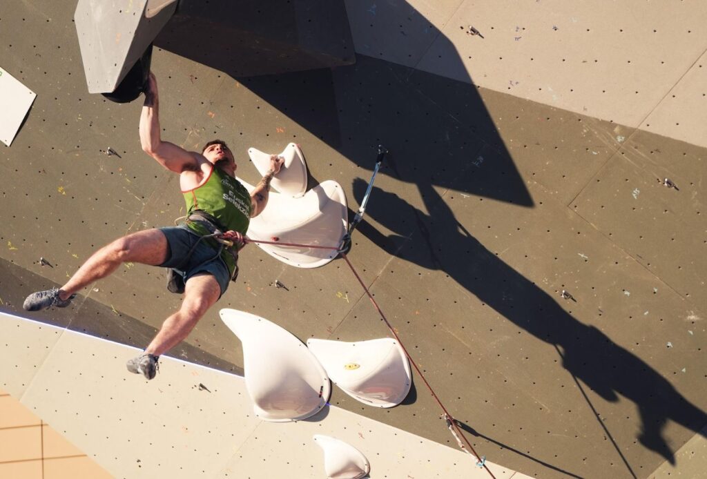 Atleta de élite en 'Climbing Madrid' 2024