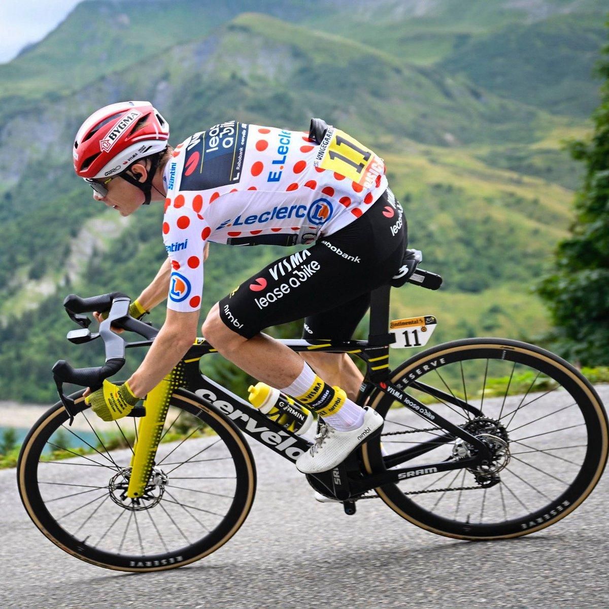 Vingegaard, lors de la dernière étape alpine.