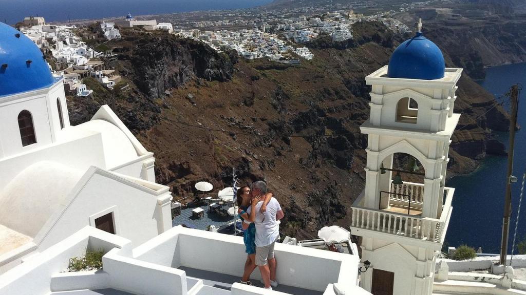 Santorini.