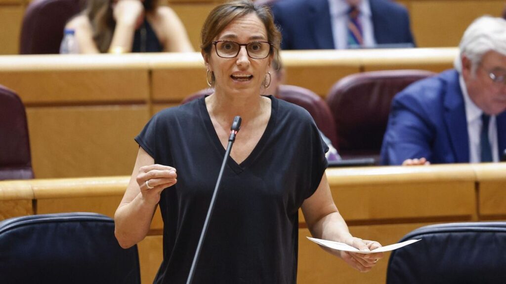 La ministra de Sanidad, Mónica García, en una imagen de archivo