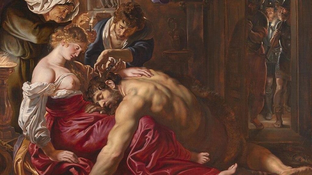 Samson y Delilah de Rubens