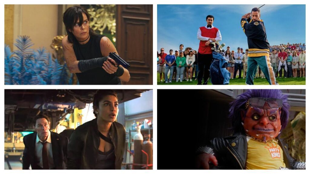 Imágenes 'La vieja guardia 2', 'Terminagolf 2', 'Jefes de estado' y 'Franky Freako'