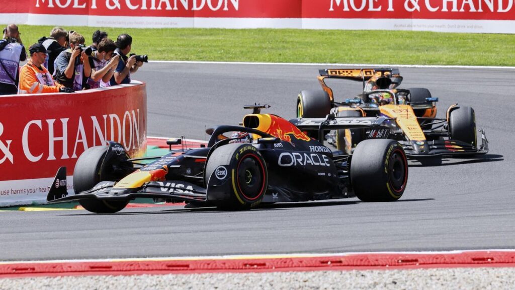 Max Verstappen, en el circuito de Spa.