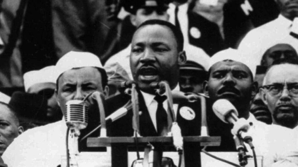 Martin Luther King, durante su famoso discurso del 'I have a dream'.