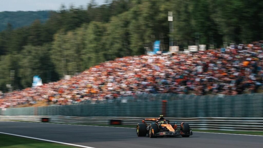 Lando Norris, pole en Bélgica