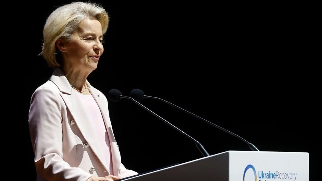La presidenta de la Comissió Europea, Ursula von der Leyen
