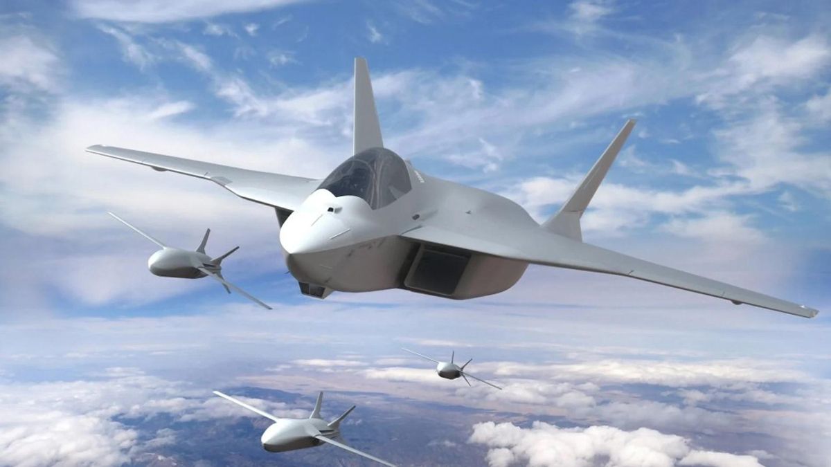 Una recreación de un futuro casa de sexta generación realizada por el Ejército del Aire