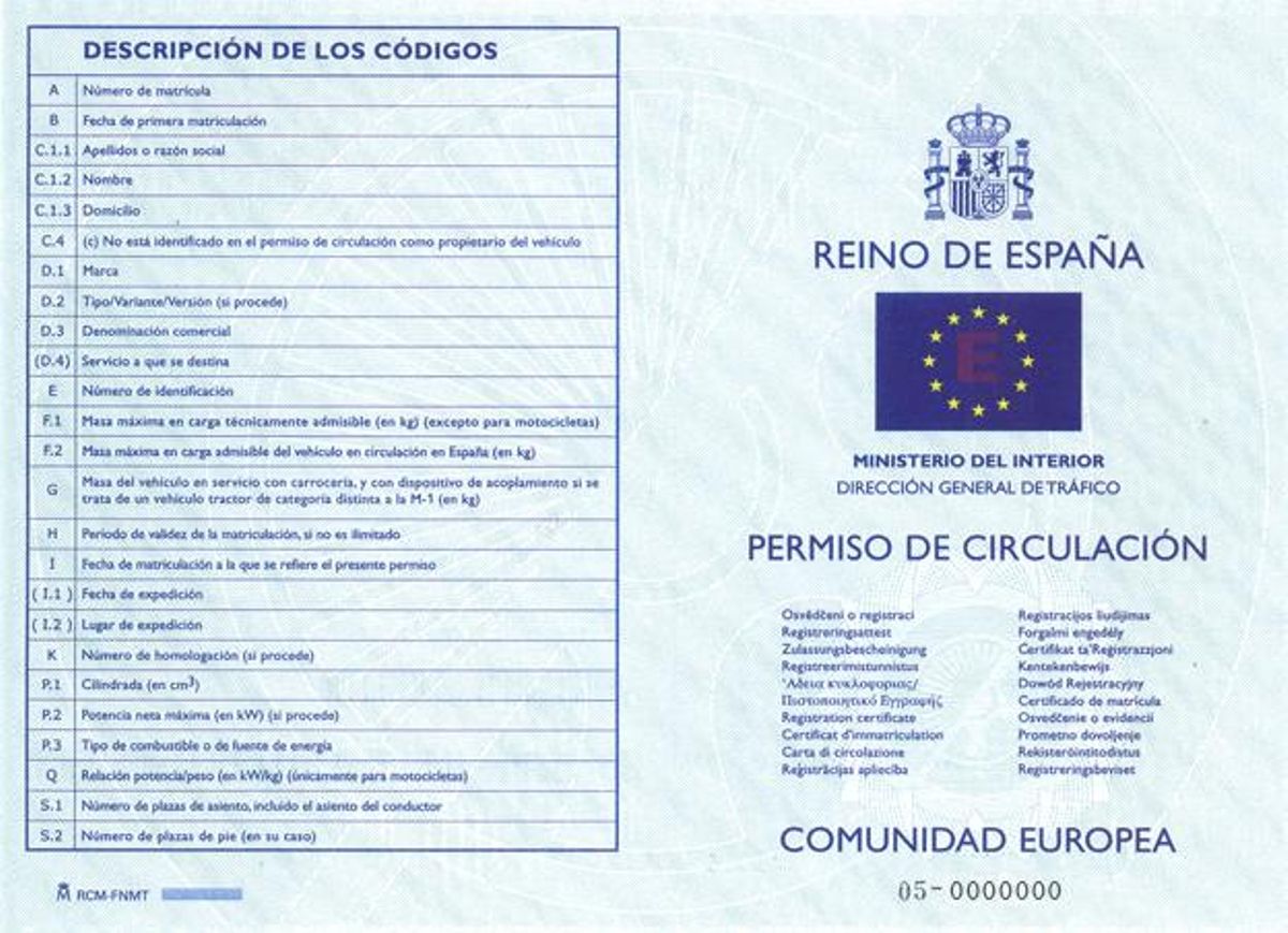 Permis de circulation