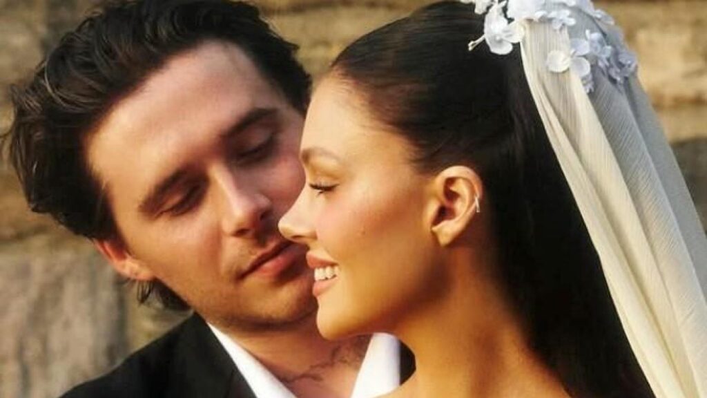 Brooklyn Beckham y Nicola Peltz, el día de la renovación de sus votos.