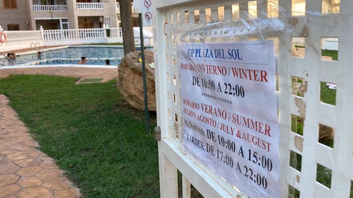Accès à la piscine de Torrevieja