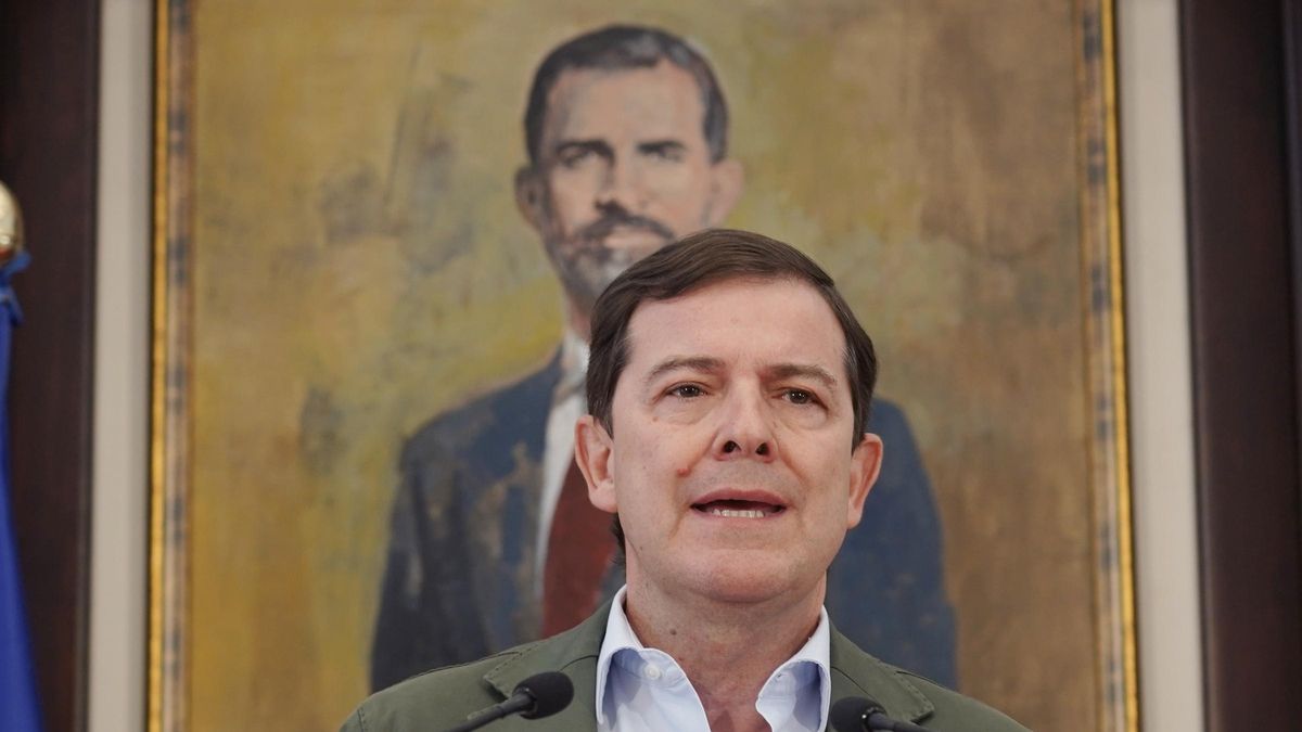 El presidente de la Junta de Castilla y León, Alfonso Fernández Mañuueco.
