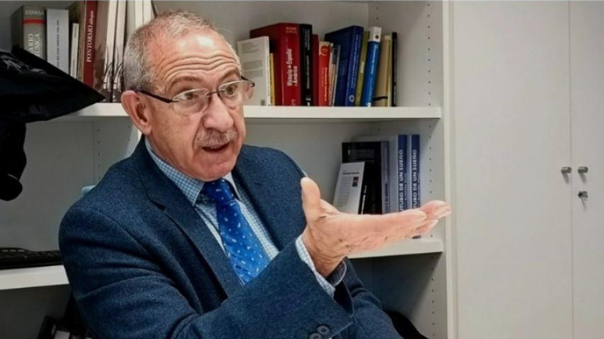 El fiscal de Sala Coordinador de Medio Ambiente y Urbanismo, Antonio Vercher, tras su elección como presidente del Consejo Consultivo de Fiscales Europeos en 2024