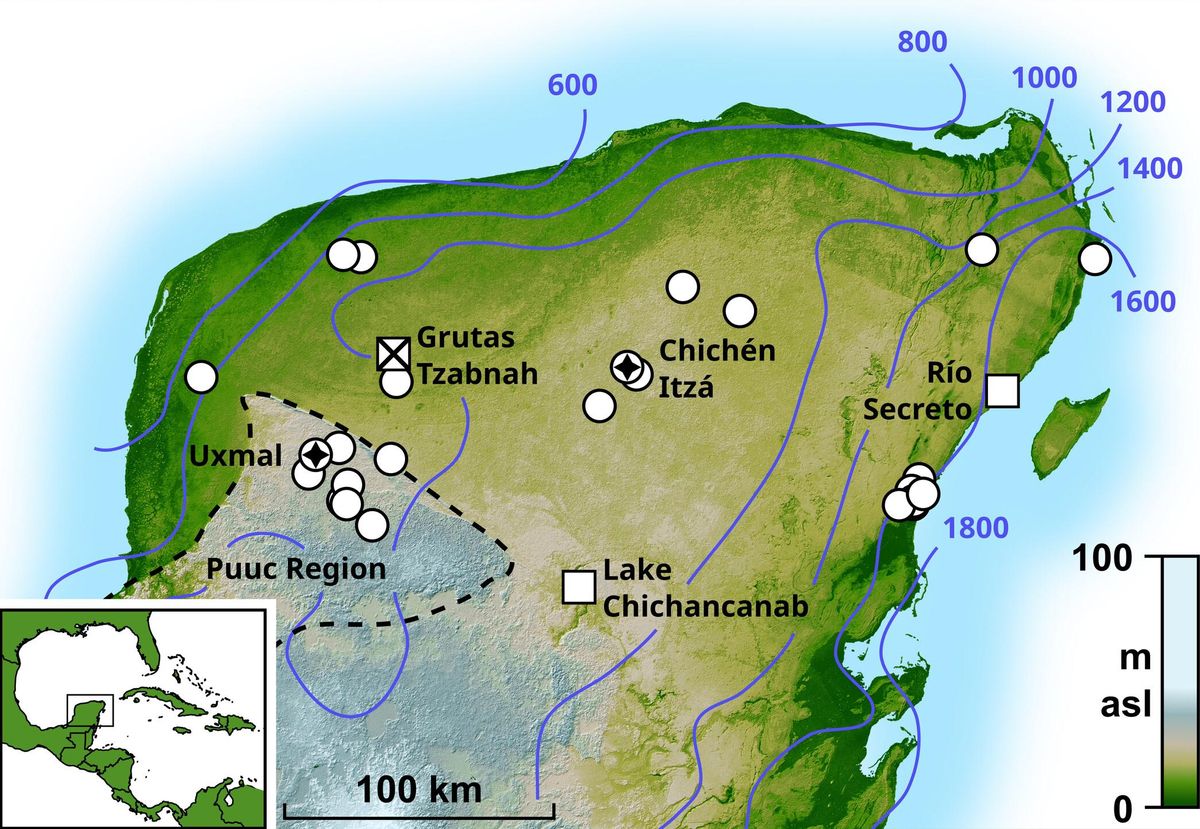 Péninsule du Yucatan, avec ascension maya