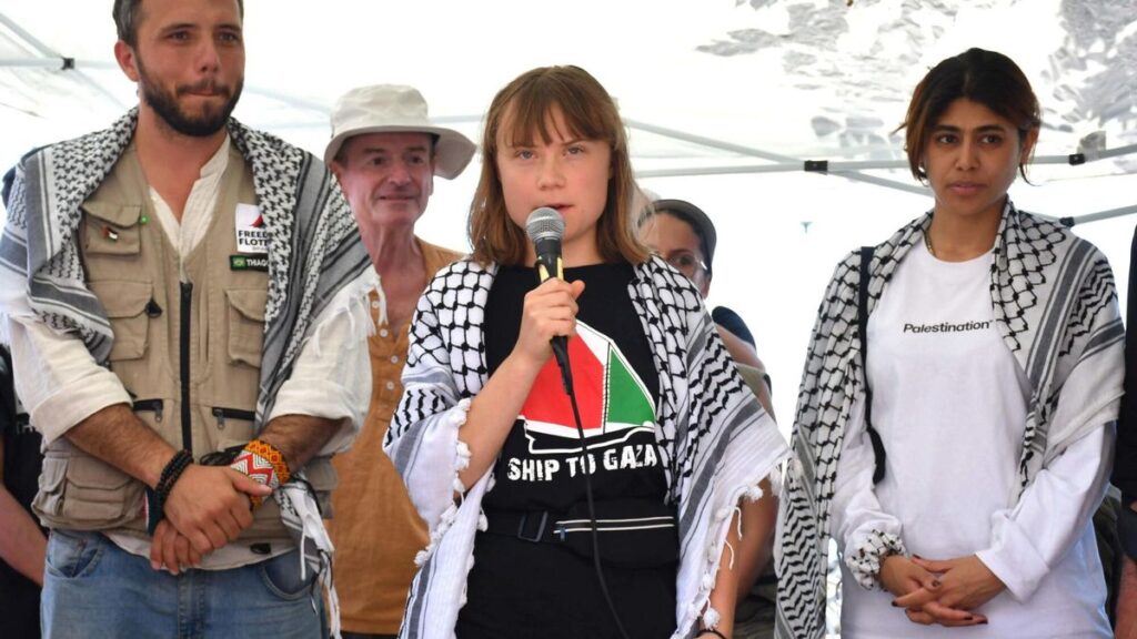 Greta Thunberg: "Israel tiene muy claras sus intenciones genocidas. Quieren aniquilar a la nación palestina"