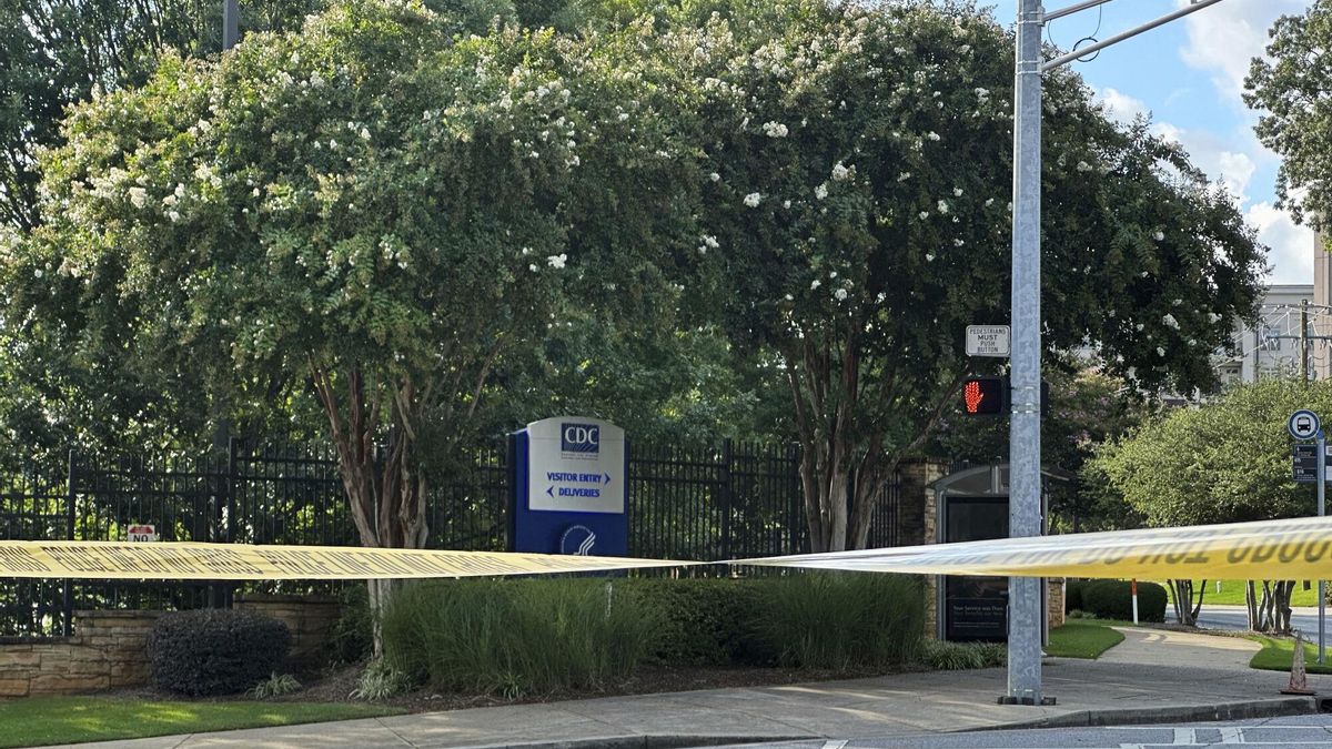 Cordón policial en Atlanta.