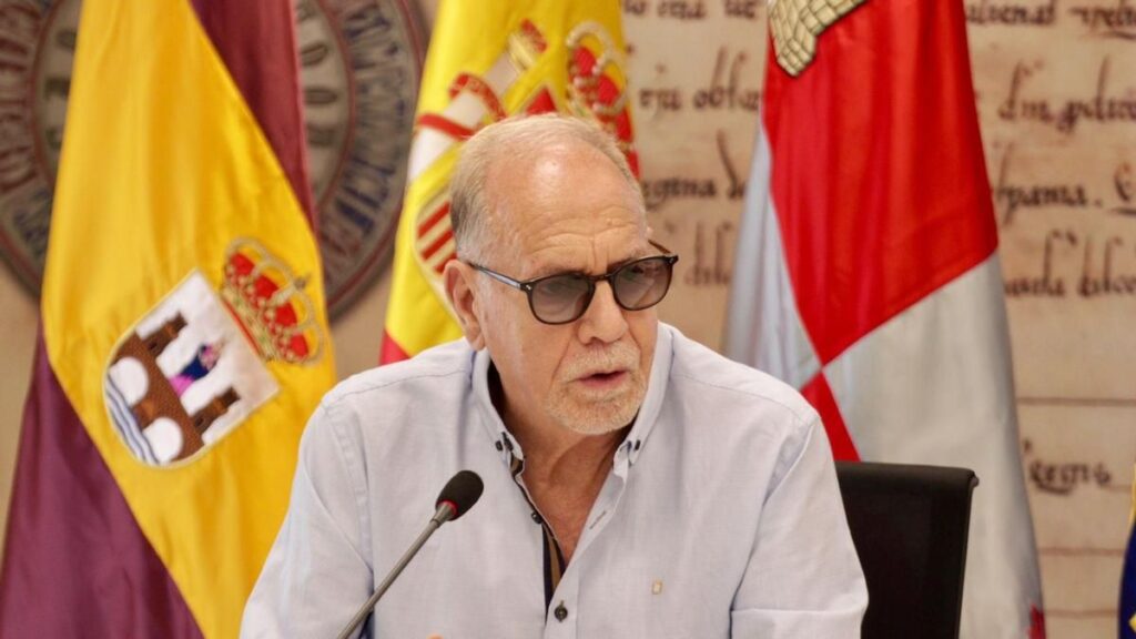 El presidente del Club de Ajedrez de Benavente, Morán.