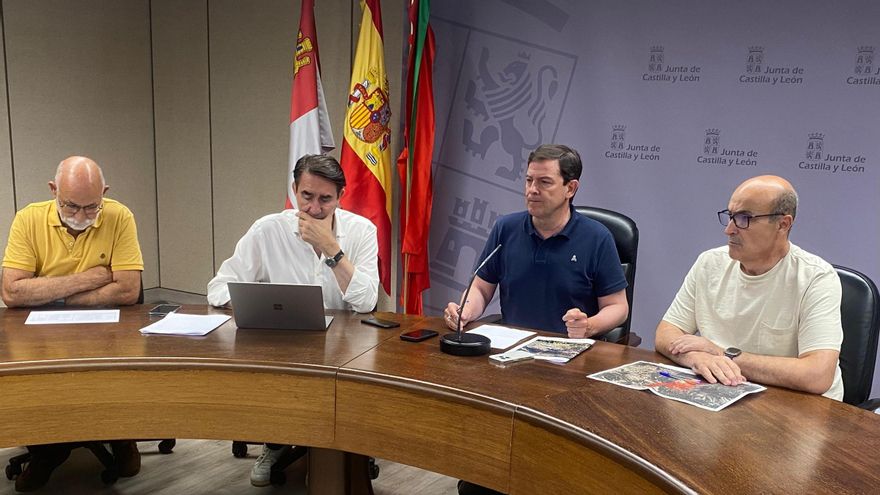 Alfonso Fernández Mañueco, en la rueda de prensa posterior al CECOPI regional