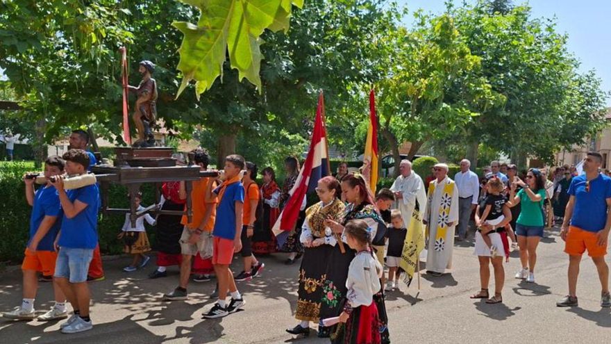 Procesión de San Roque en Castrogonzalo.