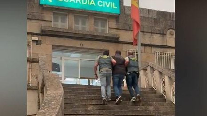 Detenido y trasladado al cuartel de Verín el presunto autor del incendio de Oímbra