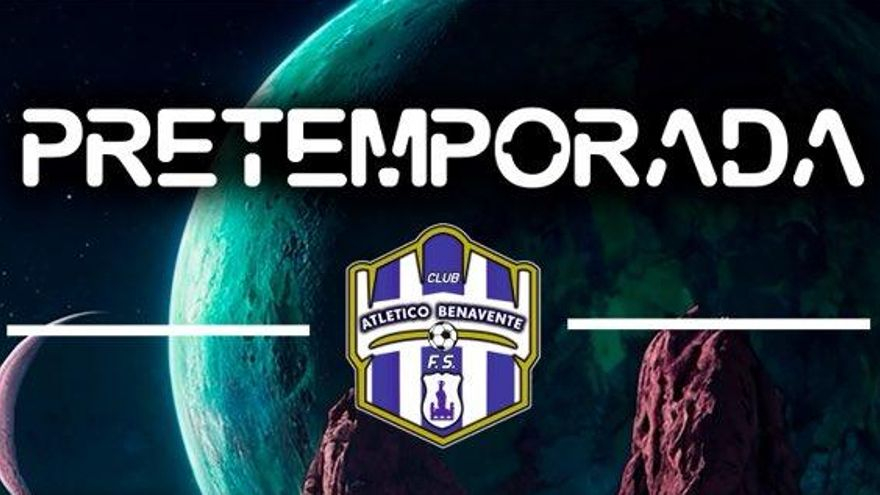 Cartel de pretemporada del Atlético Benavente