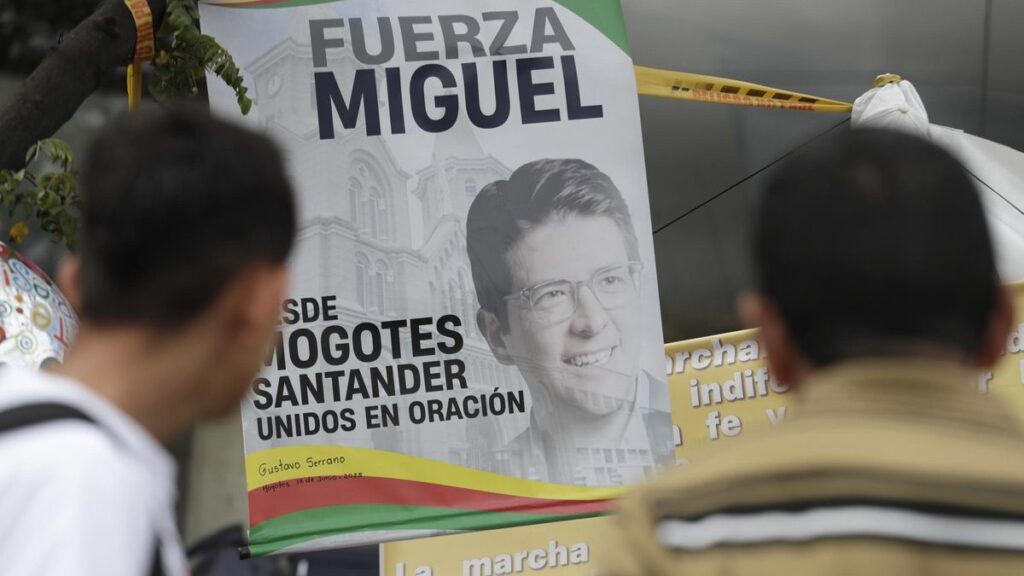 El senador colombiano Miguel Uribe Turbay