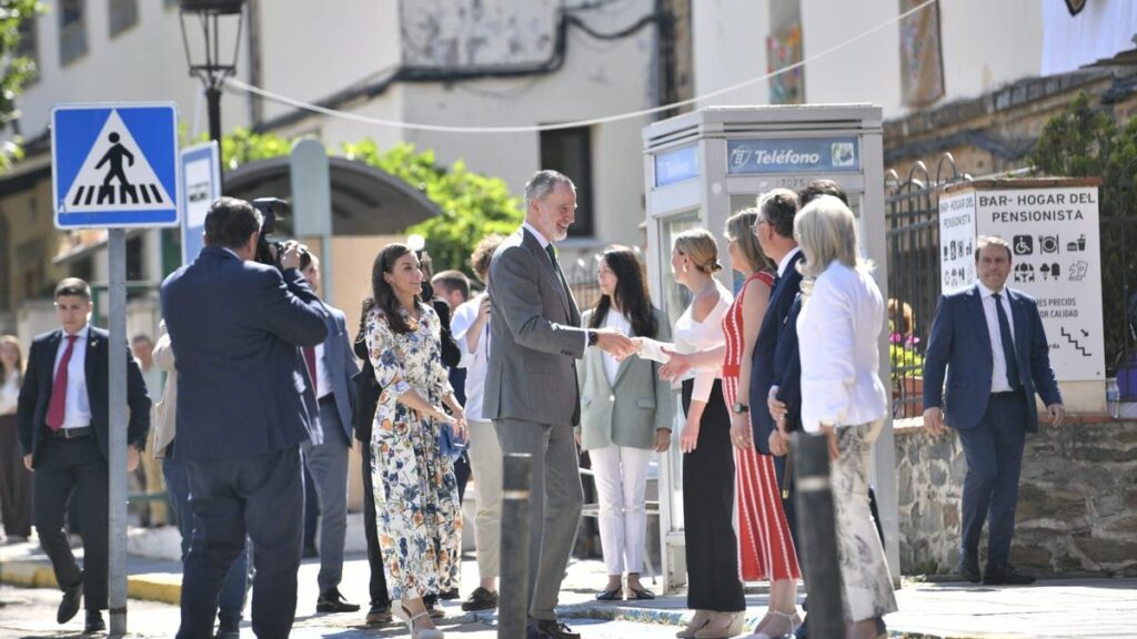 Visita de los reyes de España a Guadalupe el pasado mes de mayo