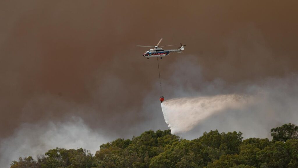 Así avanza el fuego en Tarifa: más de 1.500 personas siguen desalojadas