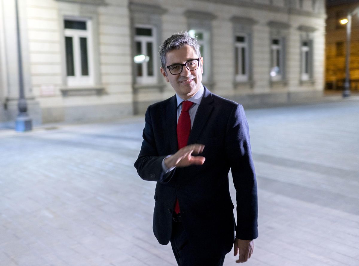 Archives - Le ministre de la Présidence, de la justice et des relations avec les tribunaux, Félix Bolaños à la sortie de la Cour suprême, le 21 décembre 2023, à Madrid (Espagne). Le ministre de la Présidence, de la Justice et des relations avec les tribunaux et le président