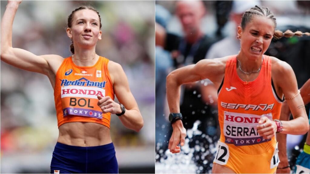Femke Bol y Marta Serrano, protagonistas