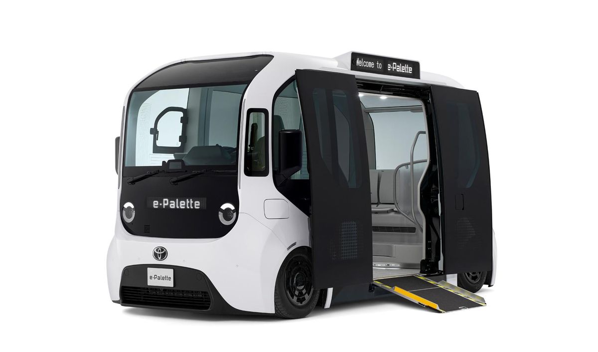 E-Palete, le bus électrique semi-autonome de Toyota