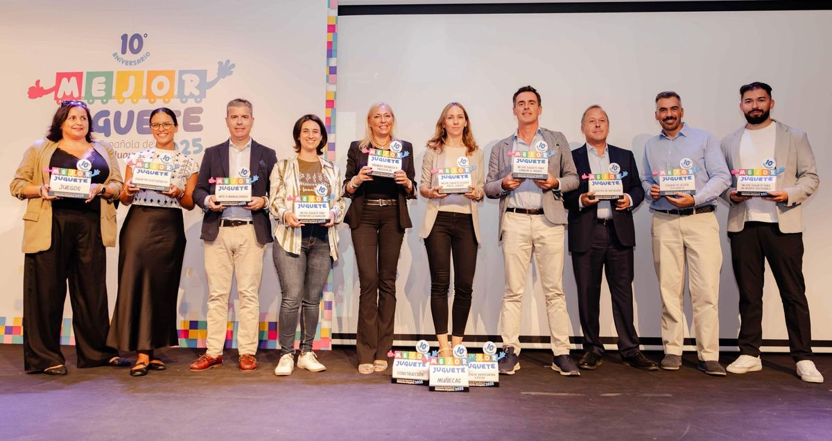 Les représentants des sociétés primées.