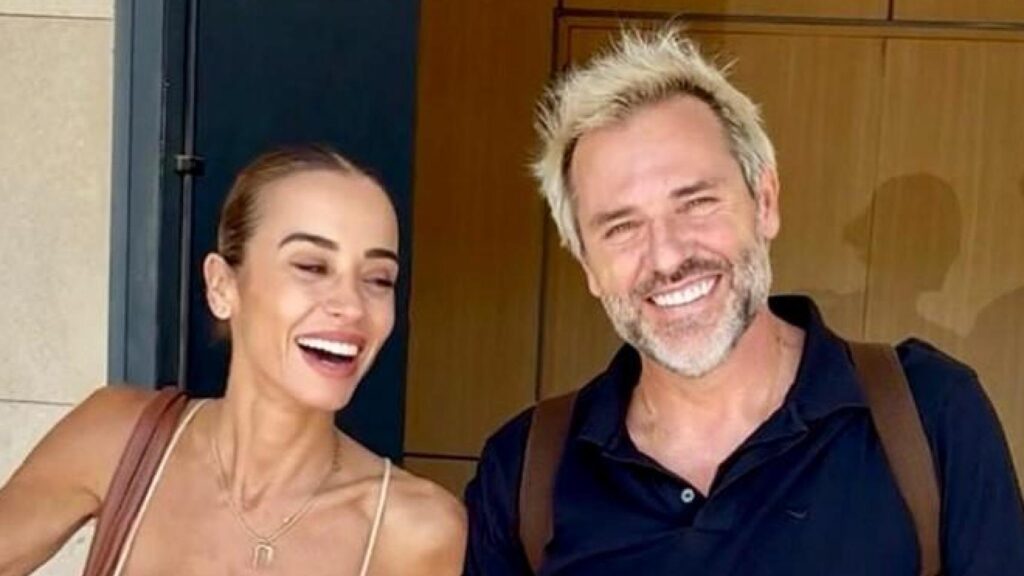 Santi Cañizares y su inminente mujer, Noemí, en una imagen de sus redes-.