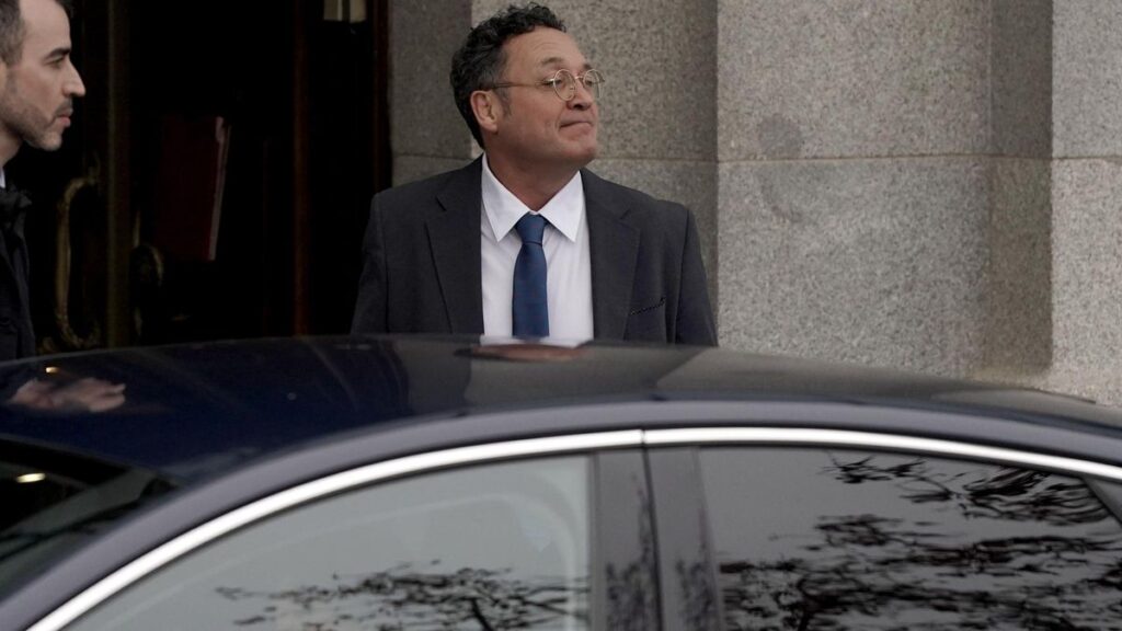Álvaro García Ortiz, Fiscal General del Estado, a la llegada al Tribunal Supremo
