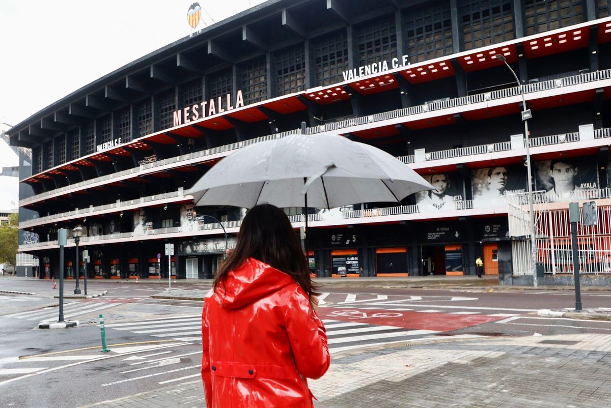 Une personne unie à mestalla alors que ce lundi aptrès-midi a été annulé